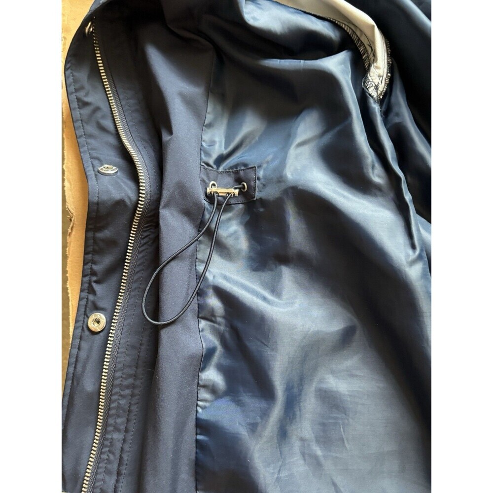 NAUTICA Anorak Windbreaker Hooded Lightweight Navy Rain Jacket Women’s Size XS - Picture 13 of 15